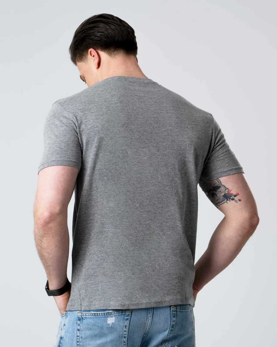 Image 10 of - mens3piecepackshortsleevetshirtsgrey3jpg