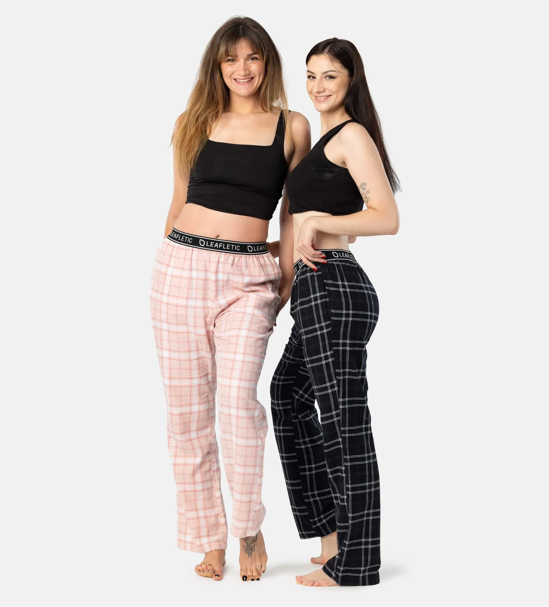 Pyjamahose für Damen - Nachtwäsche - 2 Stück