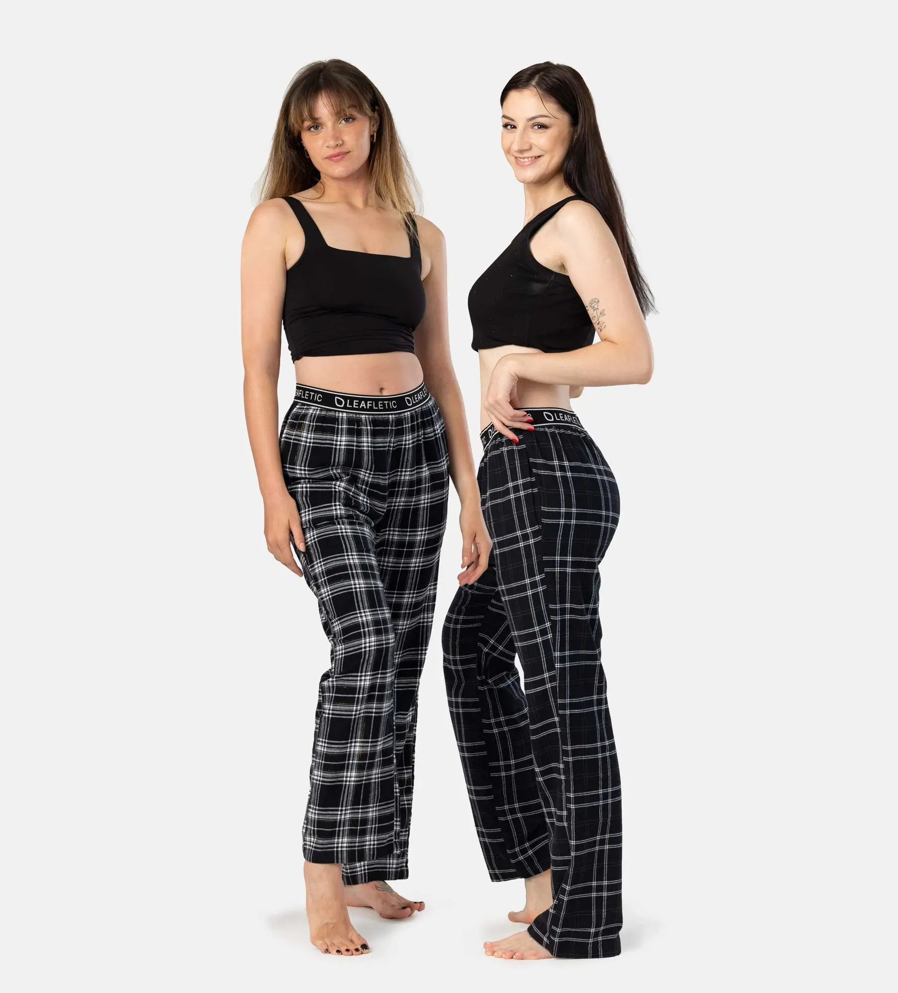 Pyjamahose für Damen - Nachtwäsche - 2 Stück