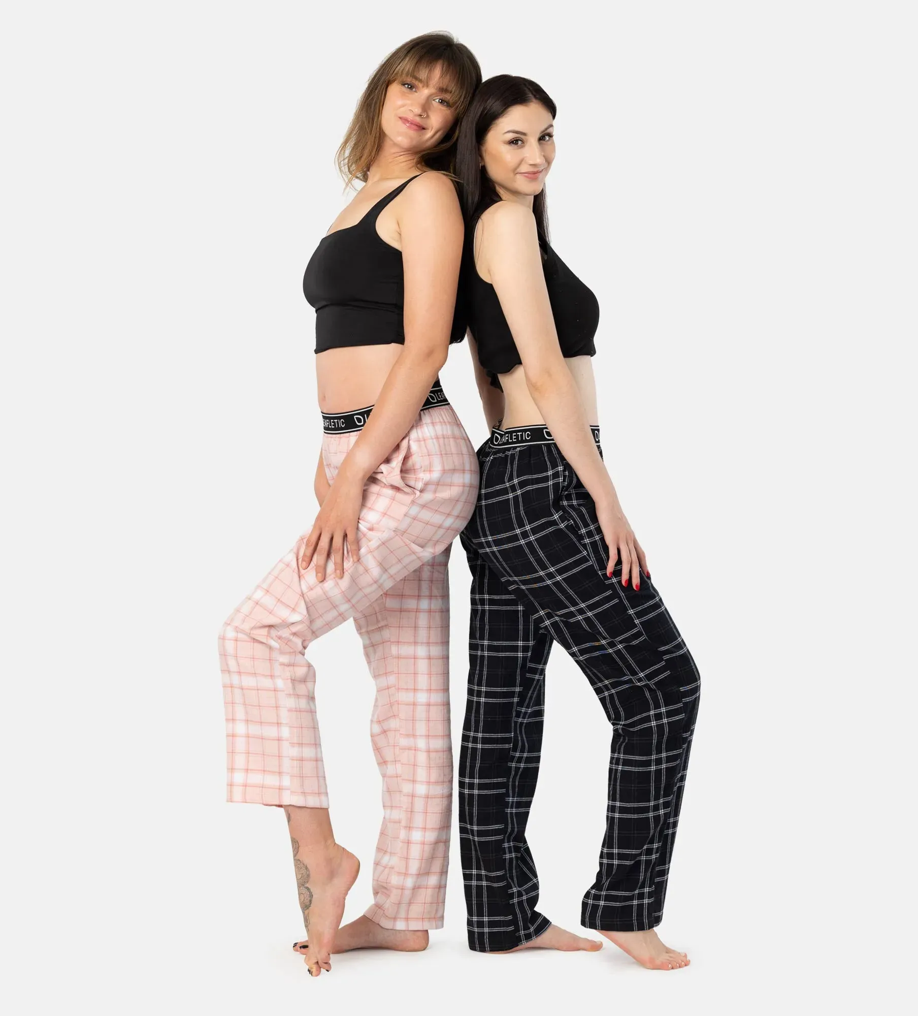 Pyjamahose für Damen - Nachtwäsche - 2 Stück