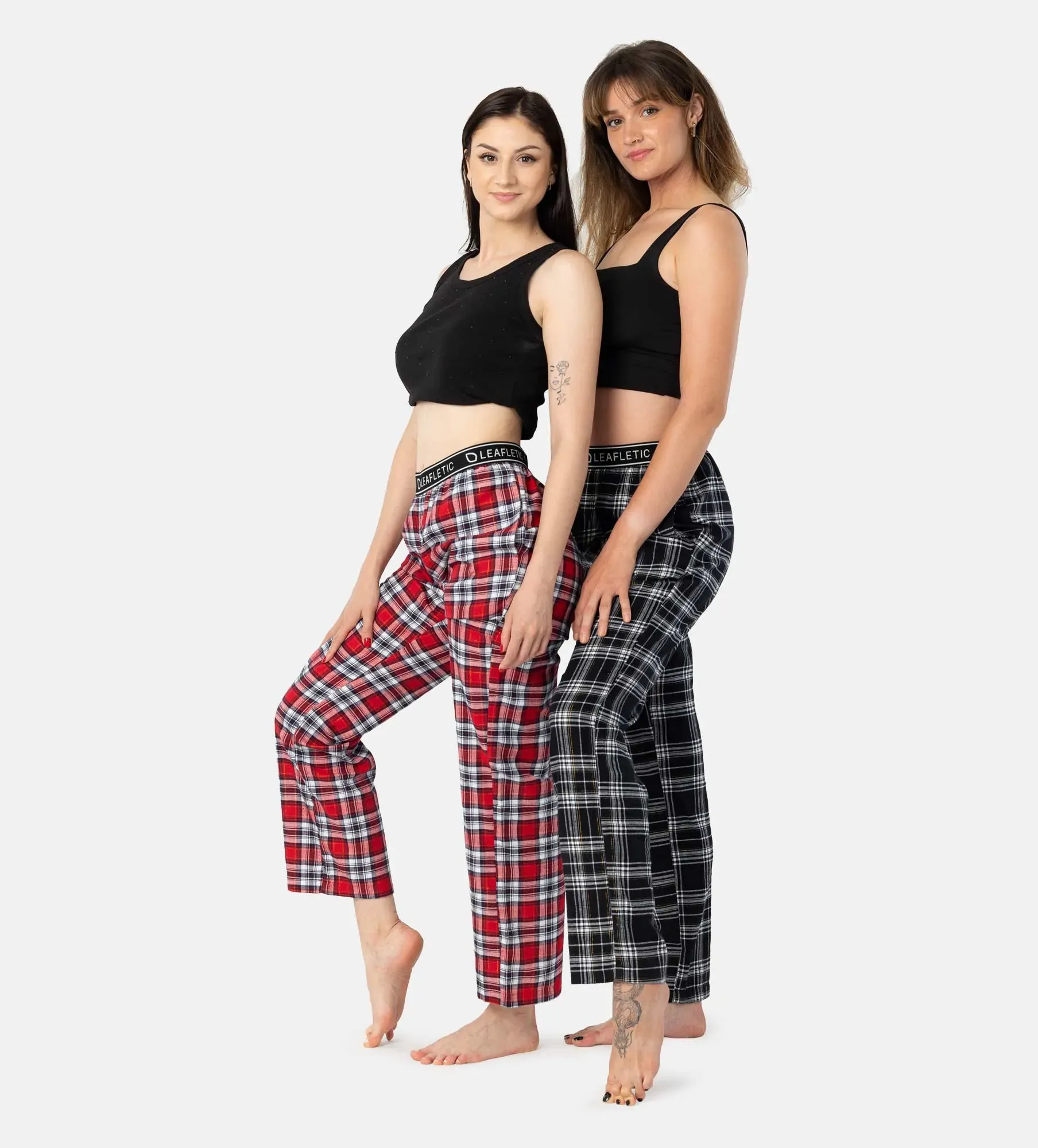 Pyjamahose für Damen - Nachtwäsche - 2 Stück