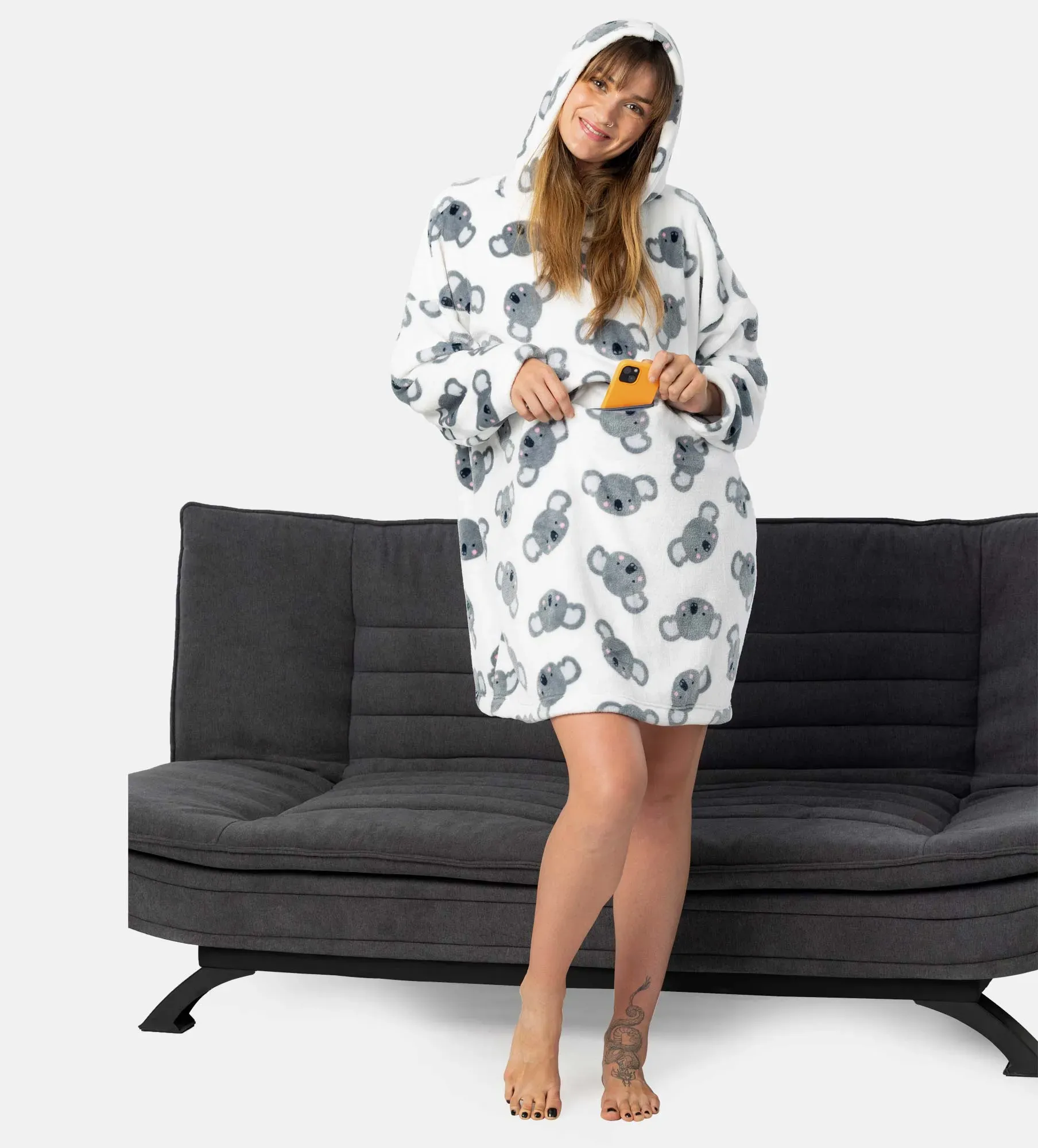 Oversized Kapuzenpullover für Damen